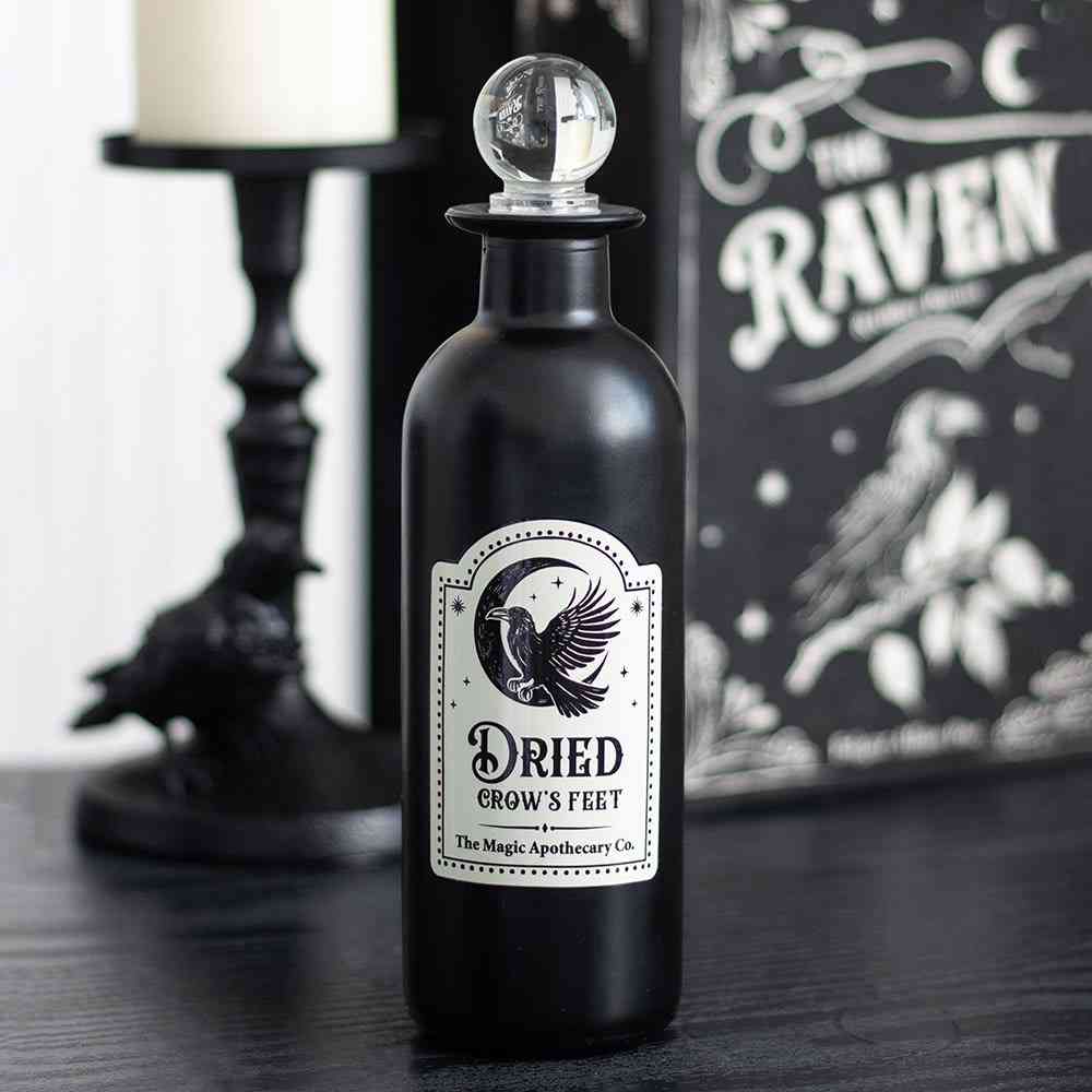 Something Different - Dried Crow's Feet Decorative Trankflasche - Schwarz